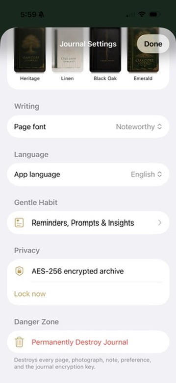 Clear Privacy Controls app screenshot